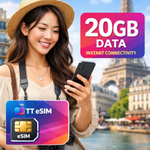 FRANCE 20 GB DATA E SIM
